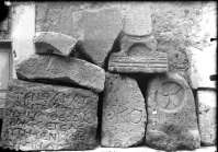 Fragments of ancient Greek and Latin inscriptions